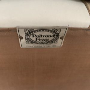 Poltrona Frau vintage pelle bianca - immagine 6
