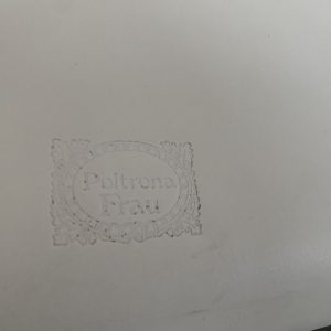 Poltrona Frau vintage pelle bianca - immagine 5