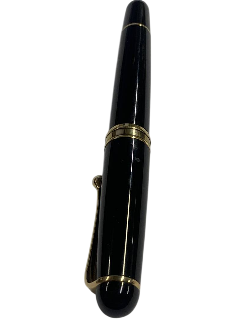 Prestigiosa penna stilografica AURORA 88 pennino in oro massiccio 14 kt black gold - immagine 6