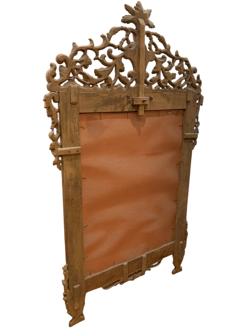 antica specchiera dorata stile luigi xvi fine 800 IMG_8159_risultato-Photoroom Antico specchio specchiera in stile Luigi XVI legno scolpito e dorato PIEMONTE epoca 800 - immagine 6