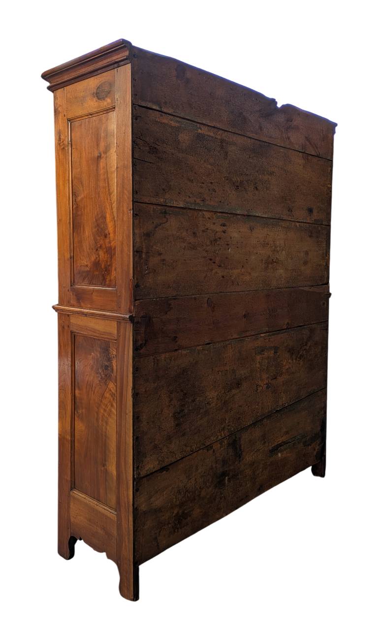 armadio-piemonte-legno-noce-xviii5_OTTIMIZZATO Antico armadio Luigi XVI in ciliegio - Piemonte, XVIII secolo - immagine 6
