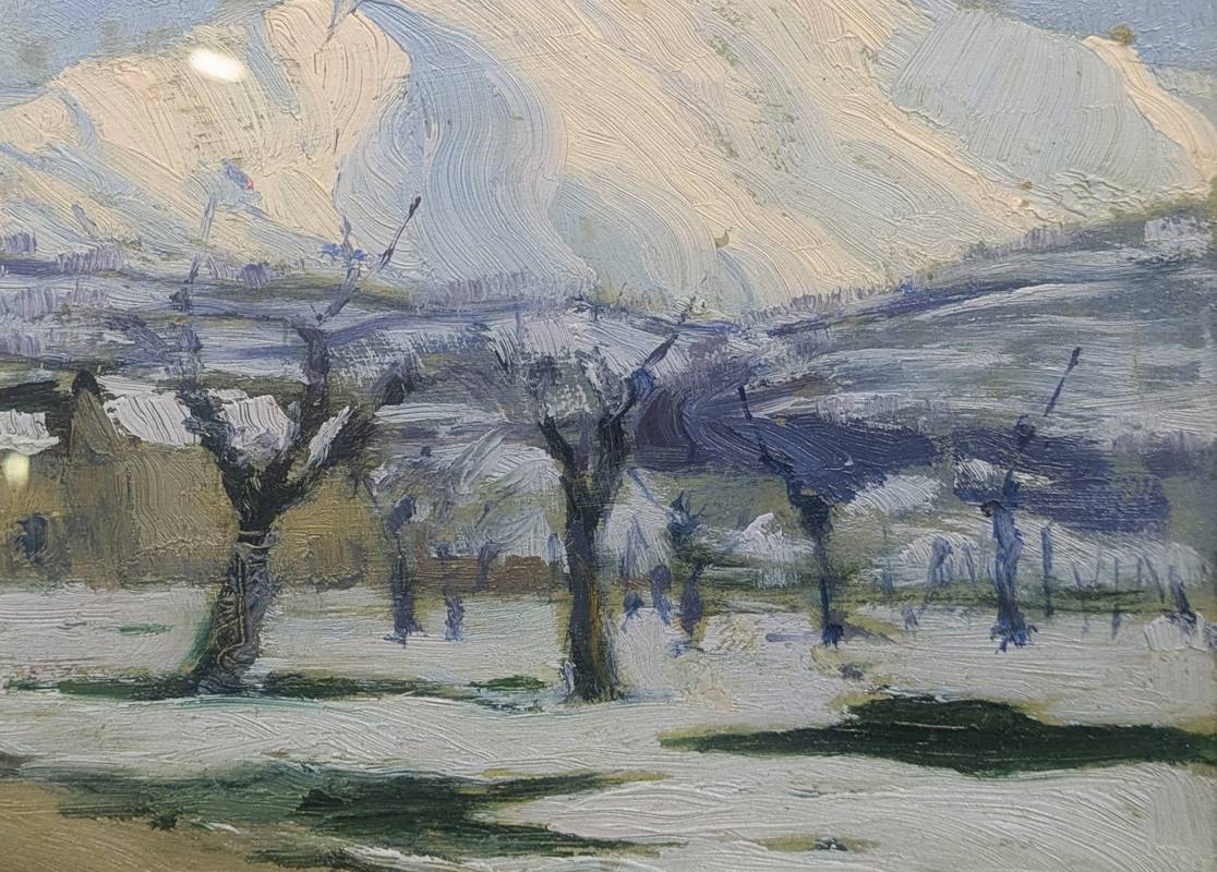 Giuseppe DANIELI (1865-1931) - Ritorno dalla messa, olio su tavola - immagine 5