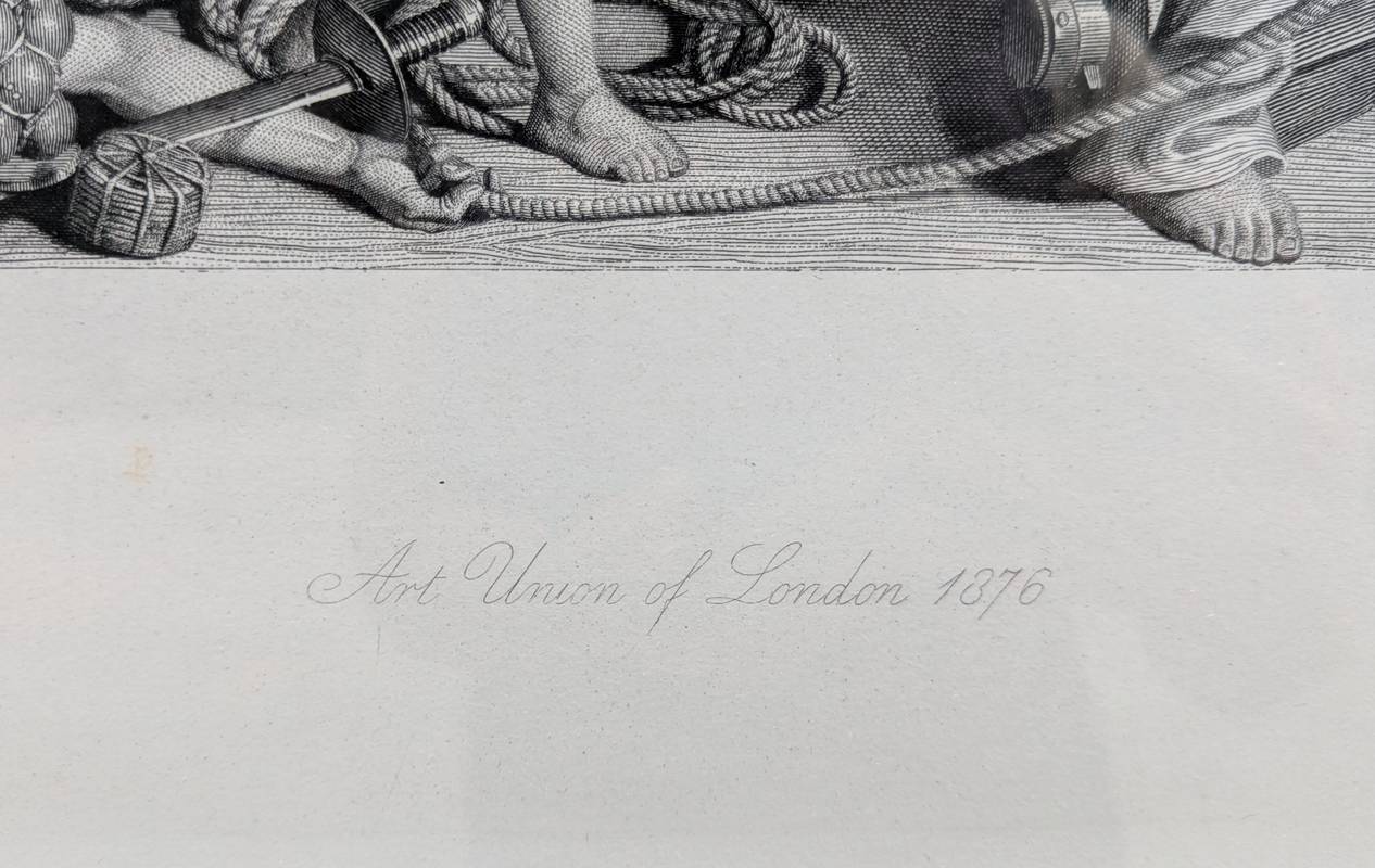 Charles W. SHARPE (1818-1899)- The Death of Nelson at the Battle of Trafalgar, incisione - immagine 10